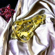 Load image into Gallery viewer, Baroque Pearl Old Mine Diamond Ring - Antique Victorian Art Nouveau 14K Yellow Gold 1ct TW Diamonds - Size 6.5 - 9.9g Estate Fine Jewelry