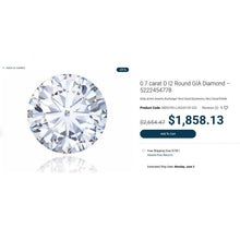 Load image into Gallery viewer, Artcarved Gossamer Diamond Bridal Set - 14K White Gold GIA Certified 1CT Floral Hand Carved - Sizes 5.5 & 6 - 6.4g Fine Jewelry