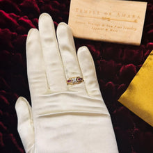 Load image into Gallery viewer, Ruby Old Mine Diamond Ring - Antique Edwardian 14K Two-Tone Gold - Size 7.25 - Circa 1910s .25cttw Ruby Ring Burmese Ruby Fine Jewelry