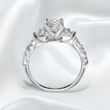 Load image into Gallery viewer, Artcarved Gossamer Diamond Bridal Set - 14K White Gold 1CT GIA Certified Floral Scroll Hand Carved - Sizes 5.5 and 6 - 6.4g Fine Jewelry
