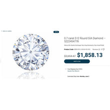 Load image into Gallery viewer, Artcarved Gossamer Diamond Bridal Set - 14K White Gold 1CT GIA Certified Floral Scroll Hand Carved - Sizes 5.5 and 6 - 6.4g Fine Jewelry
