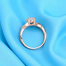 Load image into Gallery viewer, Moissanite Twig Vine Engagement Ring - 14K Rose Gold Round Brilliant Cut 1.25CT Claw Prong Fairytale Setting Size 6 - 2.7g Fine Jewelry
