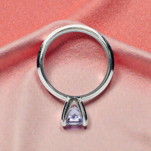 Load image into Gallery viewer, Lavender Violet Sapphire Ring - James Allen 14K White Gold Radiant Cut Natural 1.52ct - Size 6 - September Birthstone Estate Fine Jewelry
