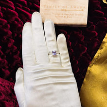 Load image into Gallery viewer, Lavender Violet Sapphire Ring - James Allen 14K White Gold Radiant Cut Natural 1.52ct - Size 6 - September Birthstone Estate Fine Jewelry
