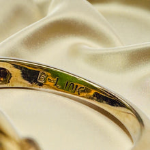Load image into Gallery viewer, Carved Nephrite Jade Ring - Antique Art Nouveau 10K Yellow Gold Floral Motif - Circa 1920s - Size 5 - Wearable Artifact Estate Fine Jewelry
