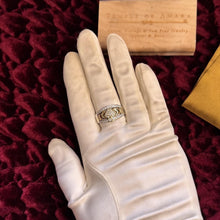 Load image into Gallery viewer, 10K Gold -Diamond Ring- Size 11 - Claddagh Ring -5.9g -Two Tone -GlenCara -Irish Made Celtic Promise Ring - Wedding Ring Heart Crown Ring
