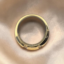 Load image into Gallery viewer, Natural Diamond Ring - 10K Gold -Size 5 - 1/3CT Scattered Split Shank Ring -3.3g Three Band Triple Band Engagement Wedding Ring Fine Jewelry
